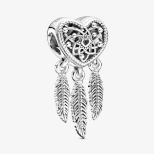 Намистина "Ловець снів у формі серця"