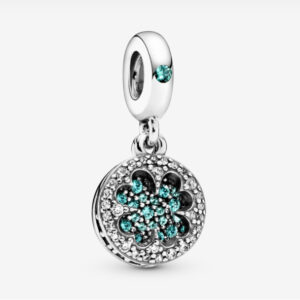 Намистина "Блискучий чотирилисник" конюшина