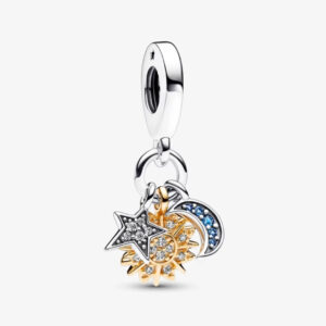 Намистина "Небо" місяць,зірка та сонце